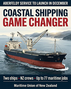 Aberfeldy Coastal Shipping Launch A “Game Changer” For NZ Supply Chain