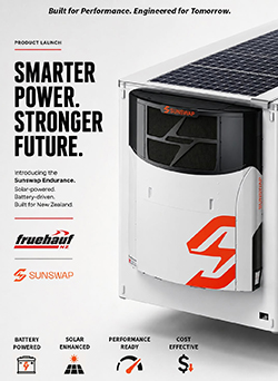 Fruehauf NZ Launches Sunswap Solar-Powered Refrigeration Units 