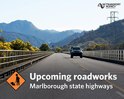 Road resurfacing scheduled for State Highway 1 near Tuamarina, Marlborough