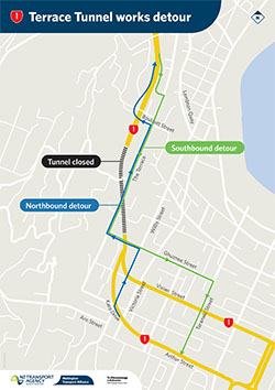 Terrace Tunnel inspections and night closures planned for February