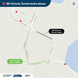 The Mount Victoria Tunnel is about to have its annual Building Warrant of Fitness (BWOF) inspection.
